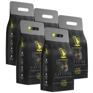 Cat Royale Activated Carbon żwirek bentonitowy 25l (5x5l) - Żwirek dla kotów - miniaturka - grafika 1