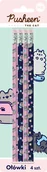 Ołówki - Ołówki drewniane HB, 4 sztuki Pusheen The Cat - miniaturka - grafika 1