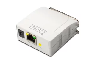 Serwer wydruku Fast Ethernet 1-port 1xLPT, 1xRJ-45 - Kable miedziane - miniaturka - grafika 1