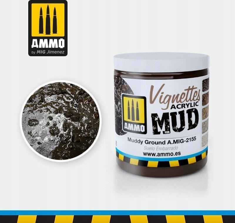 Vallejo Ammo: Acrylic Mud - Vignettes - Muddy Ground 100 ml