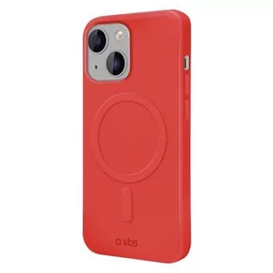 SBS Etui MagSafe do Apple iPhone 14/13 Czerwony TEMAGCOVRUBIP1461R - Etui i futerały do telefonów - miniaturka - grafika 1