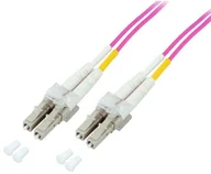 Kable światłowodowe - Patchcord światłowodowy OM4 50/125 MM LC-LC Duplex 3m - miniaturka - grafika 1