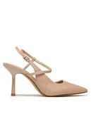 Sandały damskie - Aldo Sandały Brunette 13439390 Écru - miniaturka - grafika 1