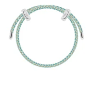 Bransolety męskie - Bransoletka Liana męska w kolorze jasnoniebiesko-szarym, stalowa - Lilou - miniaturka - grafika 1