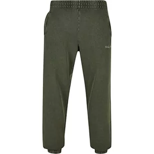 Urban Classics Męskie spodnie do biegania Small Embroidery Sweatpants Bottlegreen 4XL, zielony butelkowy, 4XL - Spodenki męskie - miniaturka - grafika 1