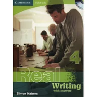 Książki do nauki języka angielskiego - Real Writing 4 Book with answers and Audio CD - Simon Haines - miniaturka - grafika 1