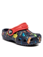 Buty dla chłopców - Crocs Klapki Classic Easy Icon Clog 207592 Granatowy - miniaturka - grafika 1