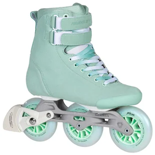 Rolki fitness damskie Powerslide Pheme Mint 100 - Rolki - miniaturka - grafika 1