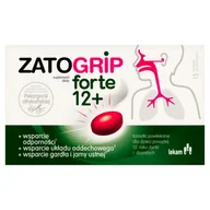 Przeziębienie i grypa - LEK-AM Zatogrip Forte 15 tabl powl - miniaturka - grafika 1