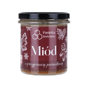 Miód z przyprawą piernikową 410g - Miód - miniaturka - grafika 1