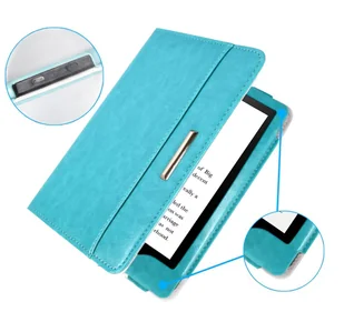 ETUI CZYTNIK KSIĄŻEK KINDLE PAPERWHITE V 2021 6.8" B09TMF6742 NIEBIESKI - Etui do czytników e-book - miniaturka - grafika 1