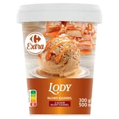 Lody i desery lodowe - Carrefour Extra Lody słony karmel z sosem słony karmel 500 ml - miniaturka - grafika 1