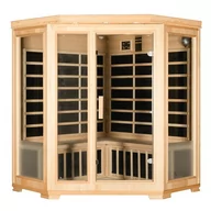 Sauny - Sauna na podczerwień 5-osobowa 150x150 cm grzejniki karbonowe Lahti4 Infrared - miniaturka - grafika 1
