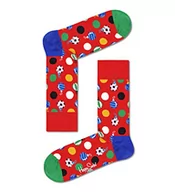 Skarpetki męskie - Happy Socks Baubles Sock, Skarpety dla kobiet i mężczyzn, Zielony-Niebieski-Pomarańczowy-Biały-Rosa (36-40) - miniaturka - grafika 1
