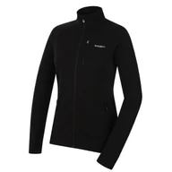 Bluzy sportowe damskie - Bluza damska Husky Alou L Rozmiar: S / Kolor: czarny - miniaturka - grafika 1
