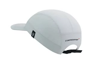 COMPRESSPORT Czapka biegowa 5 PANEL LIGHT CAP white - Czapki i chusty sportowe męskie - miniaturka - grafika 3
