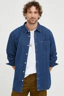 Koszule męskie - Wrangler Denim Shirt Męska Koszula Jeansowa W5B9Lw023-M - miniaturka - grafika 1