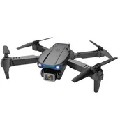 Zabawki zdalnie sterowane - DRON E99 PRO MAX MEGA ZESTAW POKROWIEC 2 KAMERY TRZYMANIE LOTU AUTO START UNIKANIE PRZESZKÓD WIFI ZABAWKA - miniaturka - grafika 1