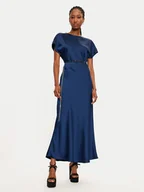 Sukienki - Imperial Sukienka koktajlowa ADQJIBA Granatowy Regular Fit - miniaturka - grafika 1