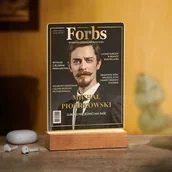 Ramki na zdjęcia - Lampka ramka L z wydrukiem Forbs na szkle akrylowym i podświetleniem - miniaturka - grafika 1