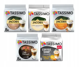 Kapsułki Tassimo Zestaw Latte Macchiato smakowe 40 kaw - Kawa w kapsułkach i saszetkach - miniaturka - grafika 1