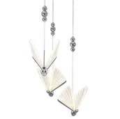 Lampy sufitowe - Potrójna lampa wisząca Mariposa LP-1715/3P CH Light Prestige LED 24W 3000-6000K chrom - miniaturka - grafika 1
