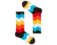 Skarpetki męskie - Kolorowe skarpetki - Falista 16m1 - miniaturka - grafika 1