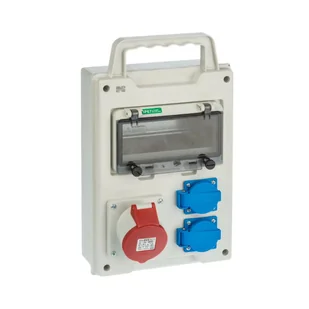 Tarel ELEKTRO - PLAST siłowa RS 1 / 8 6216 - 00 / 2 X 2P + Z 3P + N + Z BS ELEKTRO - PLAST - Rozdzielnie elektryczne - miniaturka - grafika 1