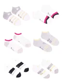 Skarpetki dla dzieci - Skarpety stopki dziewczęce 6PAK 35-38 - miniaturka - grafika 1