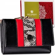 Portfele - Peterson Skórzany portfel damski z portmonetką na bigiel Peterson NoSize - miniaturka - grafika 1