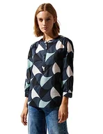 Bluzki damskie - Street One Damska bluzka z nadrukiem, Cool Vintage Green, 38 - miniaturka - grafika 1