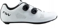 Buty rowerowe - BUTY ROWEROWE NORTHWAVE REVOLUTION - White / Black - 44 - miniaturka - grafika 1