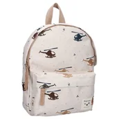 Plecaki szkolne i tornistry - Plecak dla dzieci Sweet Helicopter sand KIDZROOM - miniaturka - grafika 1