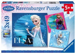 Ravensburger RAVEN. 3X49 EL. Elsa Ann a & Olaf GXP-526858 - Puzzle - miniaturka - grafika 2