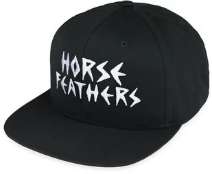 czapka ęca HORSEFEATHERS IKE YOUTH CAP Black - Czapki dla dzieci - miniaturka - grafika 1