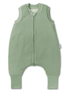 Śpiworki dla dzieci - Hofbrucker Śpiworek zimowy "Matti" w kolorze zielonym z nóżkami - 2 TOG - miniaturka - grafika 1