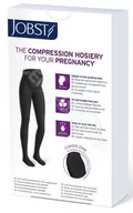 Bielizna lecznicza - JOBST Maternity rajstopy uciskowe dla kobiet w ciąży CCL1 czarne - rozmiar III - miniaturka - grafika 1