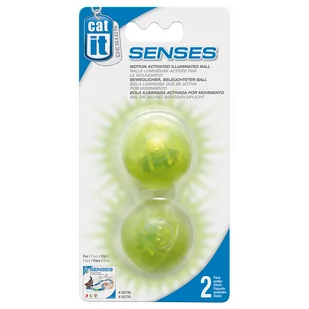 Ferplast Flashlight tor do zabawy - 2 świecące kulki (kolor: zielony) - Zabawki dla kotów - miniaturka - grafika 1