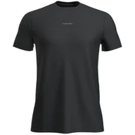 Koszulki sportowe męskie - Męska koszulka Icebreaker M Mer 125 Cool-Lite Speed SS Tee Rozmiar: XL / Kolor: czarny - miniaturka - grafika 1