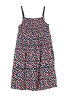 Sukienki - s.Oliver Dziewczęca sukienka dziecięca, Ciemnoniebieski Aop, 98 cm - miniaturka - grafika 1