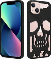 Etui i futerały do telefonów - OEM ETUI SKULL IPHONE 13 MATT BLACK / CZARNY - miniaturka - grafika 1