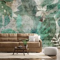 Fototapety - Fototapeta samoprzylepna - Florystyczny mural (rozmiar 98x70) - miniaturka - grafika 1