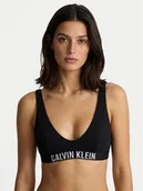 Stroje kąpielowe - Calvin Klein Swimwear Góra od bikini LV00Q61211 Czarny - miniaturka - grafika 1