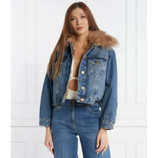 Pinko Ocieplana Kurtka jeansowa | Regular Fit - Kurtki damskie - miniaturka - grafika 1