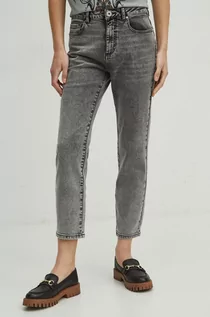 Spodnie damskie - Medicine jeansy damskie kolor szary - grafika 1
