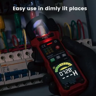 KAIWEETS KC602 Smart Digital Clamp Meter, 6000 Counts True-RMS, Auto Range, AC/DC Current, NCV Detection Function - Multimetry - miniaturka - grafika 9