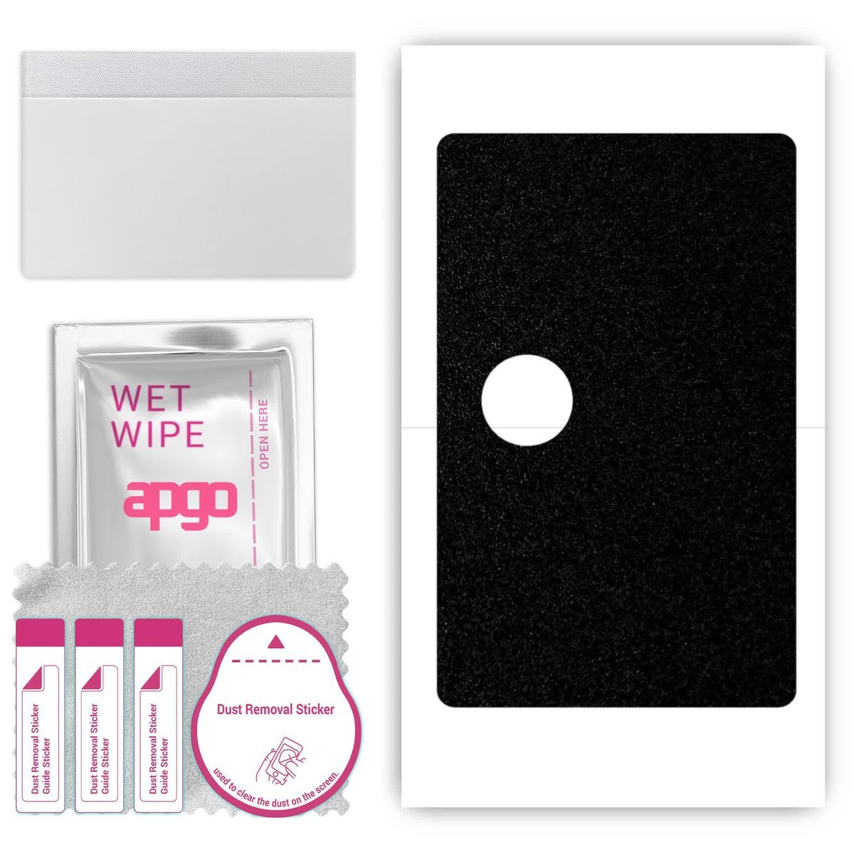 Folia naklejka skórka strukturalna na TYŁ do OnePlus Pad 2 - Czarny Pastel Matowy Chropowaty Baranek - apgo SKINS