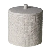 Pojemniki łazienkowe - Pojemnik Aria 8 x 11 cm beżowy - miniaturka - grafika 1