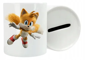 SKARBONKA SONIC Z IMIENIEM PREZEZENT DLA DZIECKA - Skarbonki - miniaturka - grafika 1