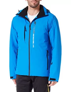 Kurtki męskie - 4F Męska kurtka narciarska Kumn003 dżinsy, niebieski kobaltowy, rozmiar L, kobaltowo niebieski - grafika 1